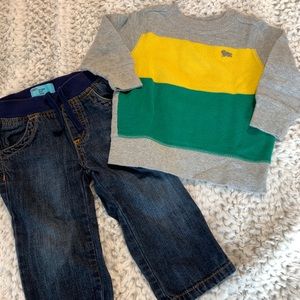 ⭐️3/$30⭐️ Old Navy two piece set size 12-18M